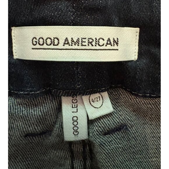 Good American Denim Good Legs Skinny Jeans Dark Wash Mid Rise Size 27 or US 4 - Picture 4 of 11